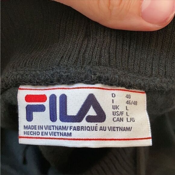 Fila Black Jogger Sweat Pants - Picture 5 of 14